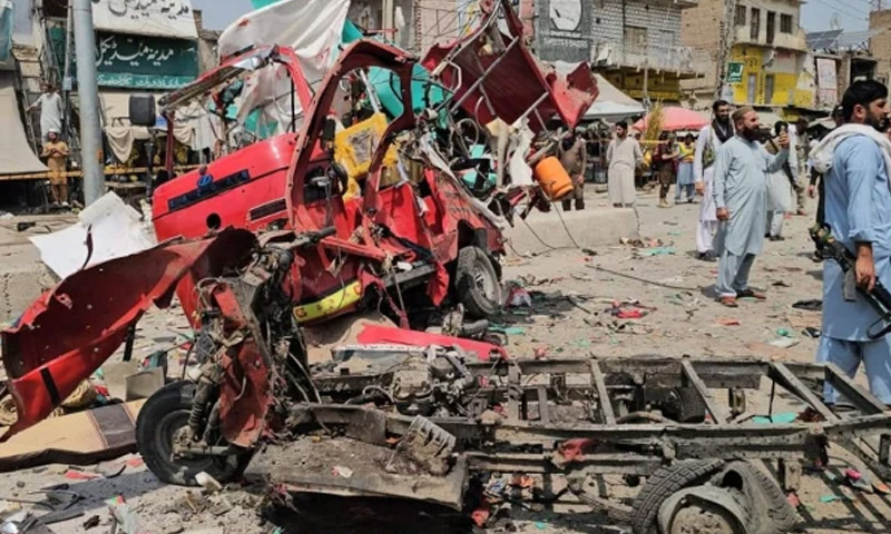 Two cops among seven martyred in Lakki Marwat blast