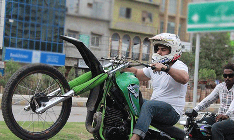 One Wheeling Lahore