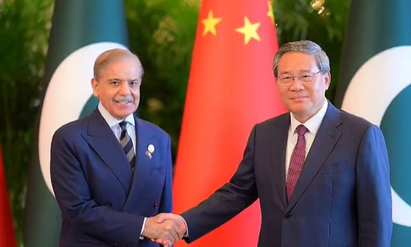 PM Sharif meets Chinese Premier Li Qiang in Beijing