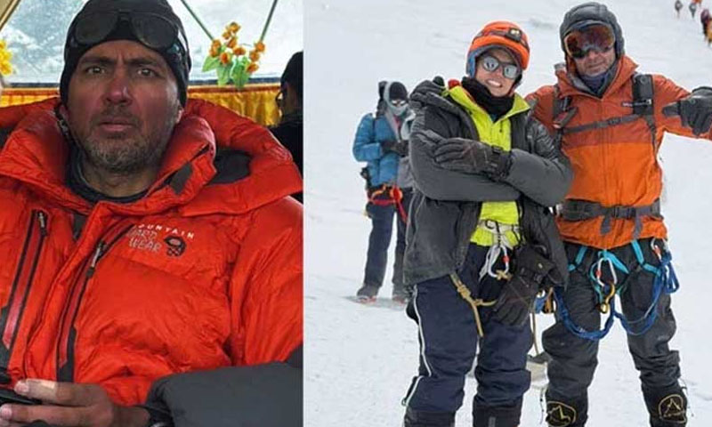 Salman Atiq becomes 13th Pakistani to summit Mount Everest: file photo shared by the expedition team