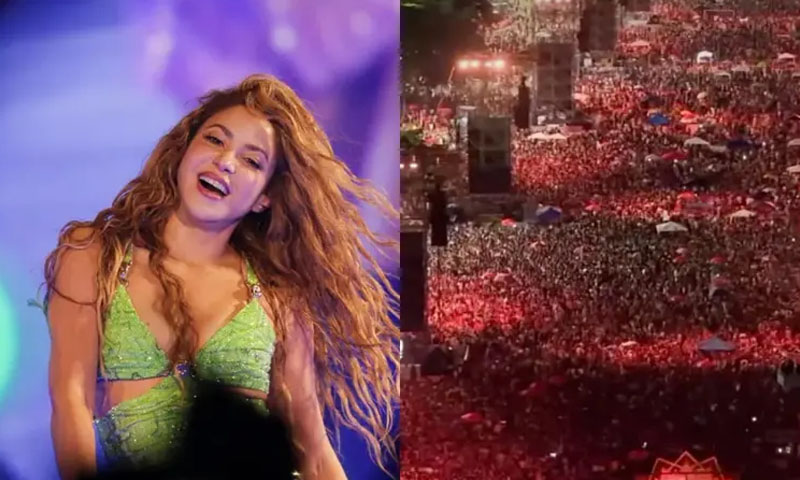 Shakira draws 2 million fans to Copacabana Beach in record-breaking Rio concert