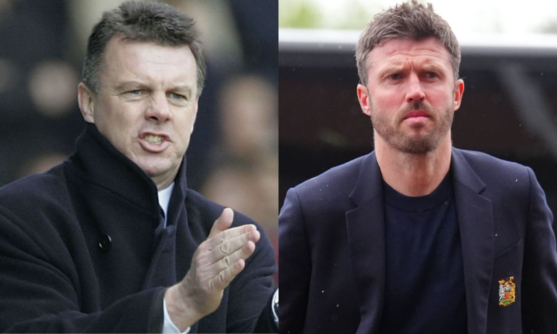 David O’Leary and Michael Carrick