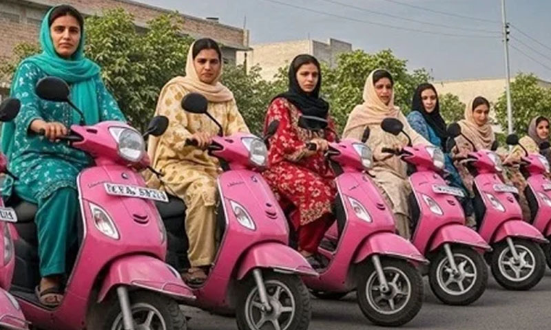 Sindh approves 1,000 more pink electric scooters for women