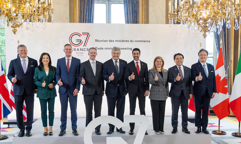 G7 ministers discuss inflation, market volatility in Paris talks