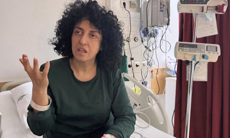 Iran’s Nobel laureate Narges Mohammadi moved to Tehran hospital for treatment after bail