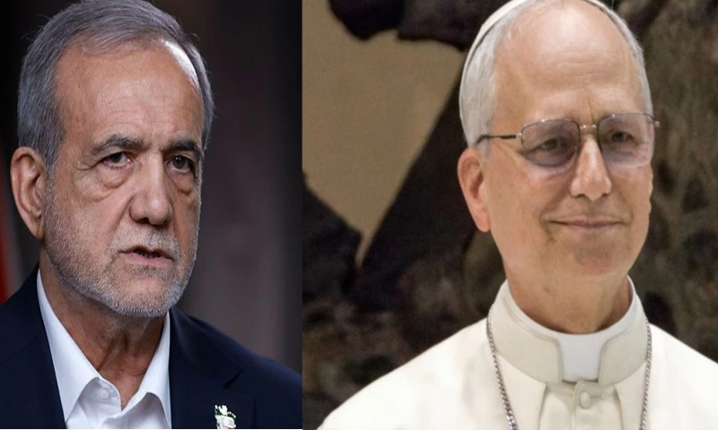 Iranian president thanks Pope Leo for stance on US strikes