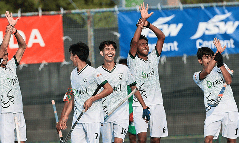 Pakistan edge closer to final after taking 3-2 lead over India in U-18 Asia Cup semi-final