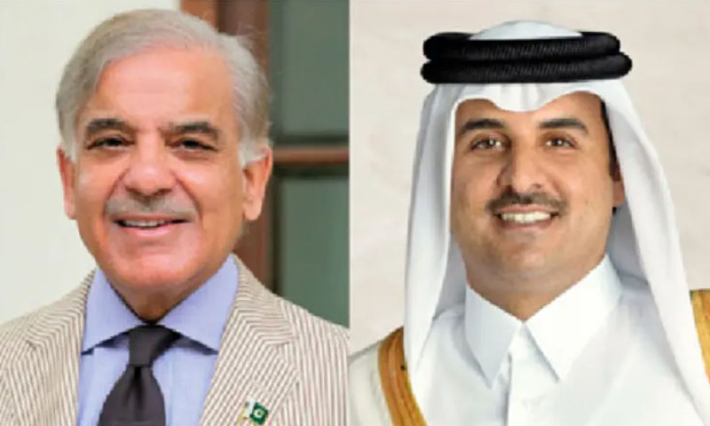 Qatar’s emir praises PM Sharif over historic US-Iran peace deal