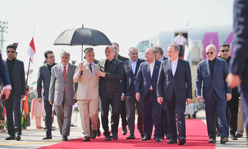 Iranian President Pezeshkian arrives in Pakistan