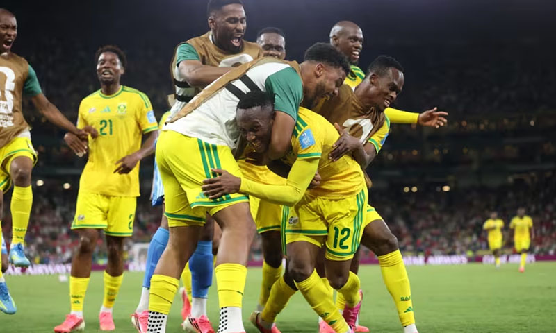 FIFA World Cup: South Africa beat South Korea to reach knockout stage for first time