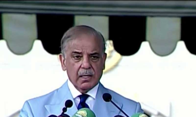 Addressing the passing-out parade of the 125th Midshipmen Course and the 33rd Short Service Commission Course at the Pakistan Naval Academy, PNS Rahbar, the prime minister congratulated the graduating cadets and their families on the milestone.
