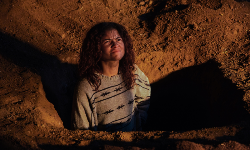 Zendaya as Rue in Euphoria