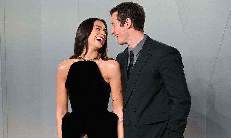 Dua Lipa and Callum Turner