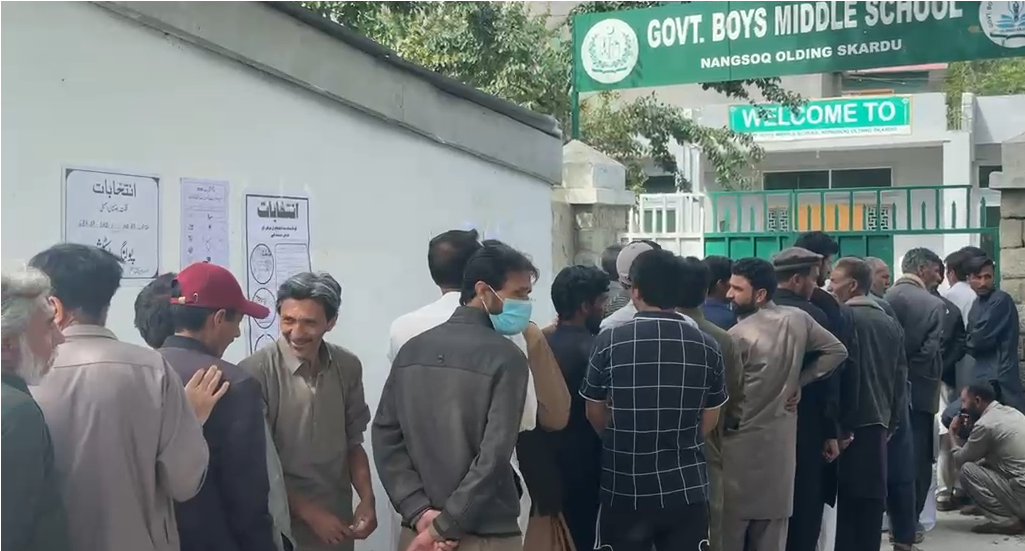 G-B elections: PML-N and PPP supporters clash outside polling station as voting continues