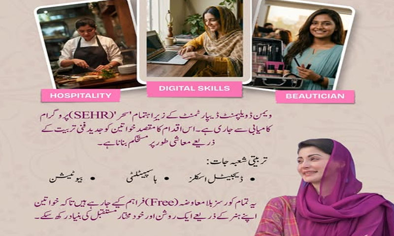 Maryam Nawaz unveils home-based skills initiative for women