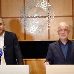 Interior Minister Mohsin Naqvi and his Iranian counterpart Eskandar Momeni address a joint press conference in Tehran on June 6, 2026