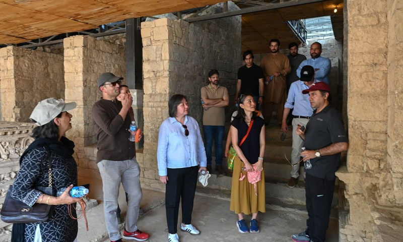 WB vice president visits Taxila heritage sites, praises Gandhara legacy