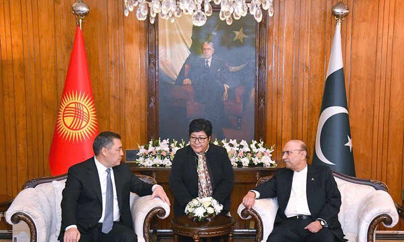 President Zardari begins four-day official visit to Kyrgyz Republic today