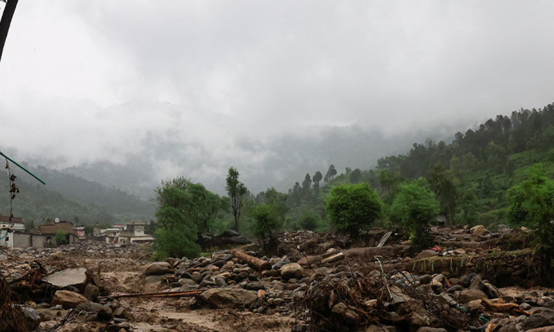 Heavy rains, cloudburst trigger flood fears across northern Pakistan