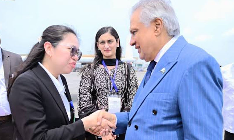 DPM Dar arrives in Kyrgyzstan for SCO foreign ministers’ meeting
