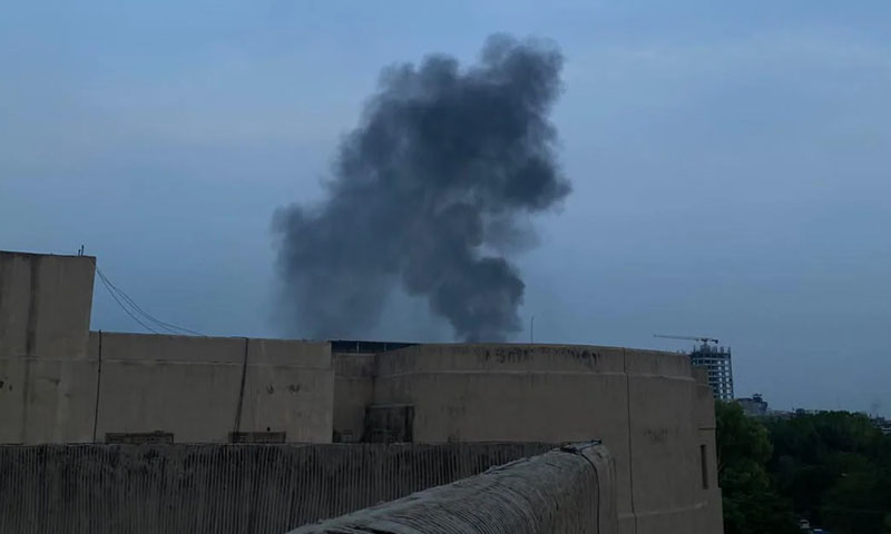 Emergency services respond as fire erupts at plaza in I-8 Markaz