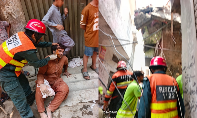 School building collapses in Lahore, killing one and injuring four