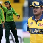 Pakistan Women team against Sri Lanka
