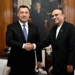 President Zardari and President Japarov pledged to work together in combating terrorism and extremism to promote regional peace and stability.