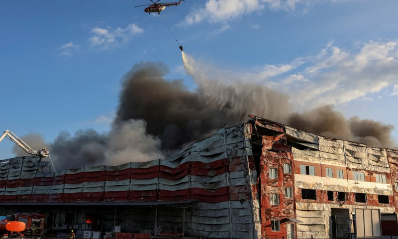 Ukraine strikes Russian oil depots as Moscow launches major missile attack on Kyiv
