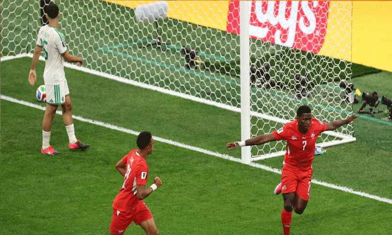 Switzerland blank Algeria to march into World Cup round of 16