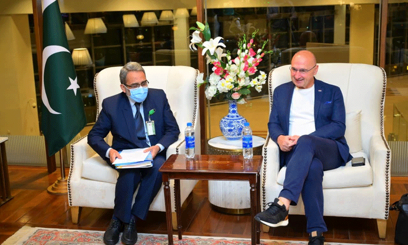 Croatian Foreign Minister Dr Gordan Grlić Radman arrives in Islamabad on official visit