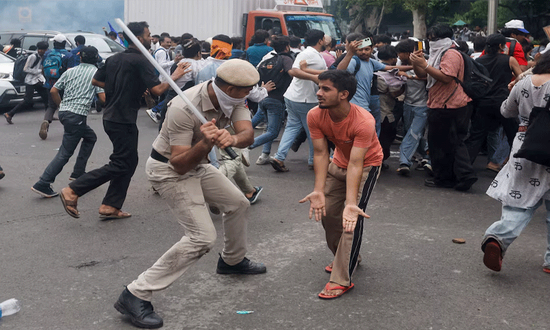 India 'cockroach' group says will not march again because police will 'hurt youth'
