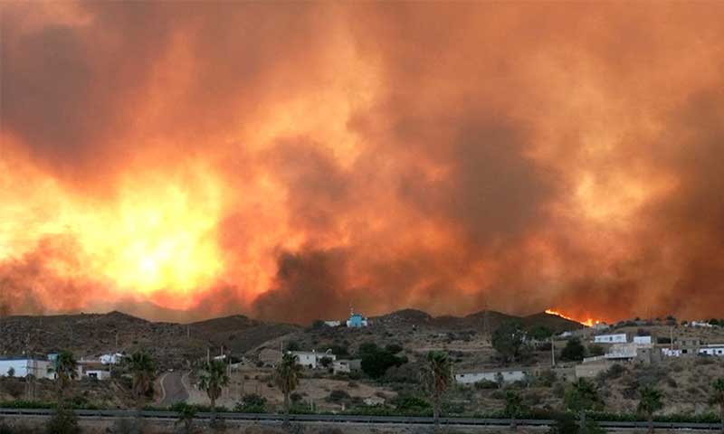 Spain fires
