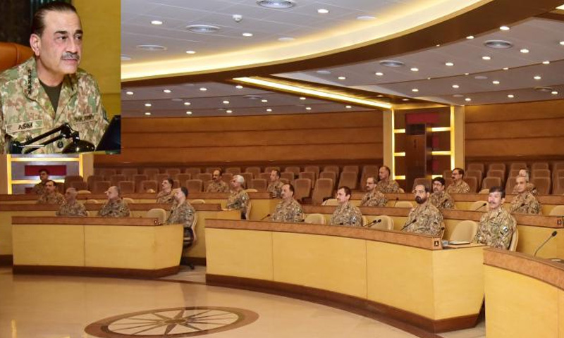 Corps commanders vow action against India-backed groups operating from Afghanistan