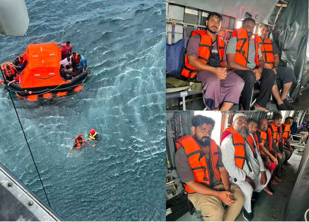 Pakistan Navy rescues 20 crew members from sinking cargo dhow off Ormara: ISPR