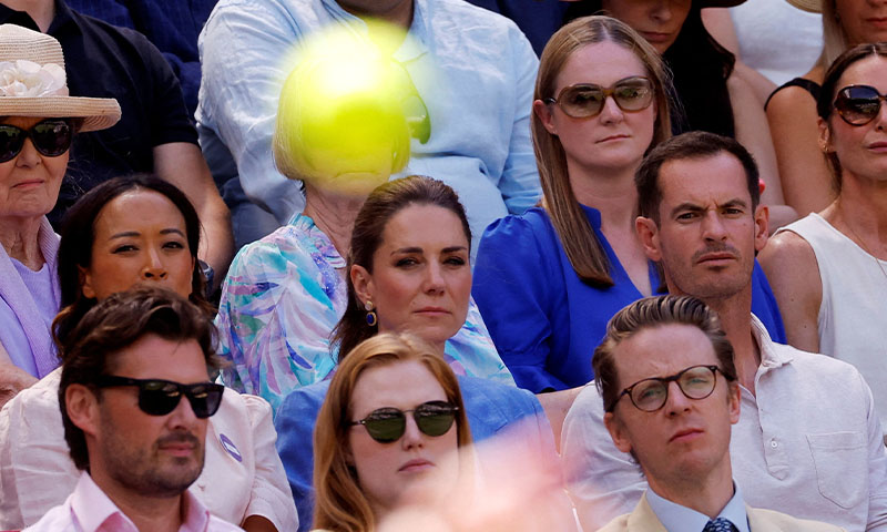 Princess Kate backs British hopefuls at Wimbledon