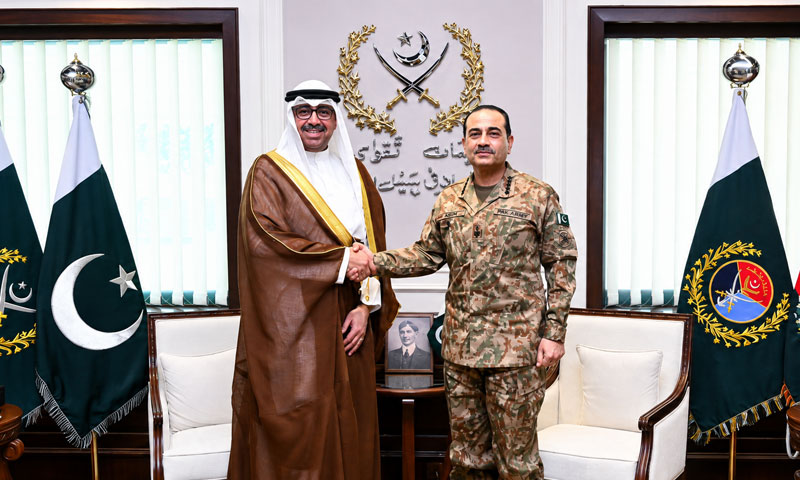 Field Marshal Asim Munir, Kuwait defence minister discuss regional security, defence ties