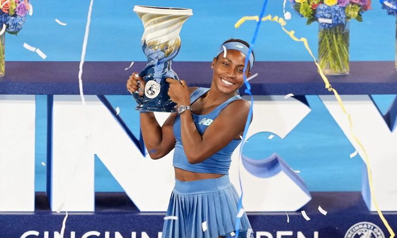 Coco Gauff beat Jessica Pegula to double her Cincinnati title