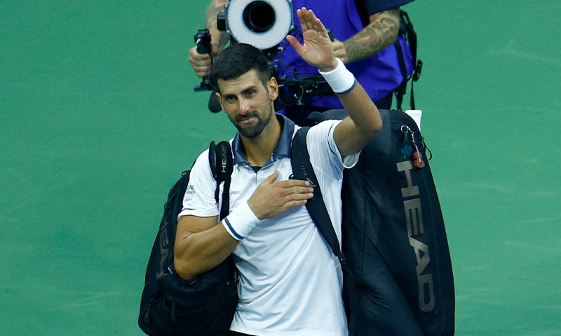 Djokovic beaten in US Open first round, Medvedev and Pegula advance