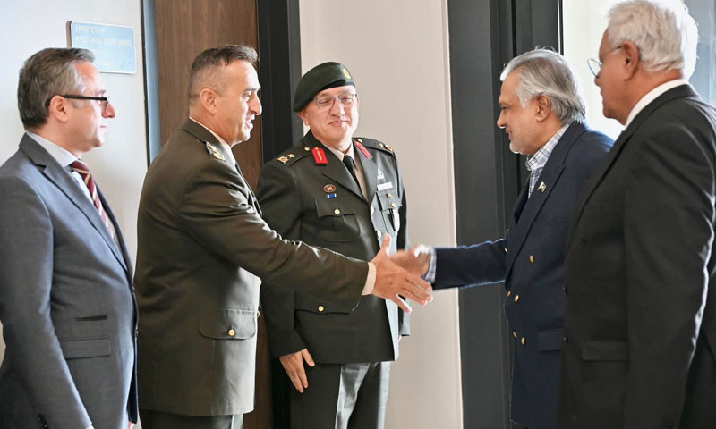 Dar arrives in Istanbul ahead of first Pakistan-Turkiye-Saudi defence pact meeting