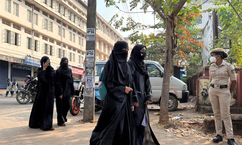 Indian court rejects Muslim student’s plea to wear hijab in school