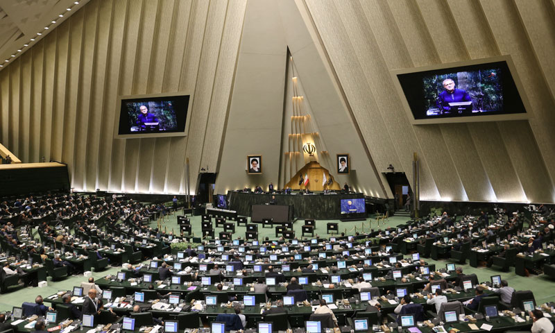 Iranian parliament approves bill to criminalise interviews with 'hostile media'