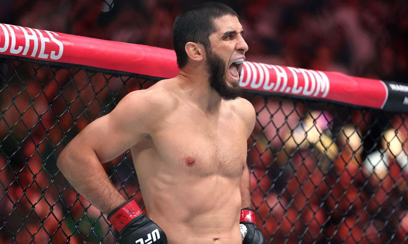 Islam Makhachev wins record 17th straight fight at UFC 330
