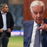 Combination photos shows Mohsin Naqvi (L) and Khawaja Asif (R): FILE PHOTO