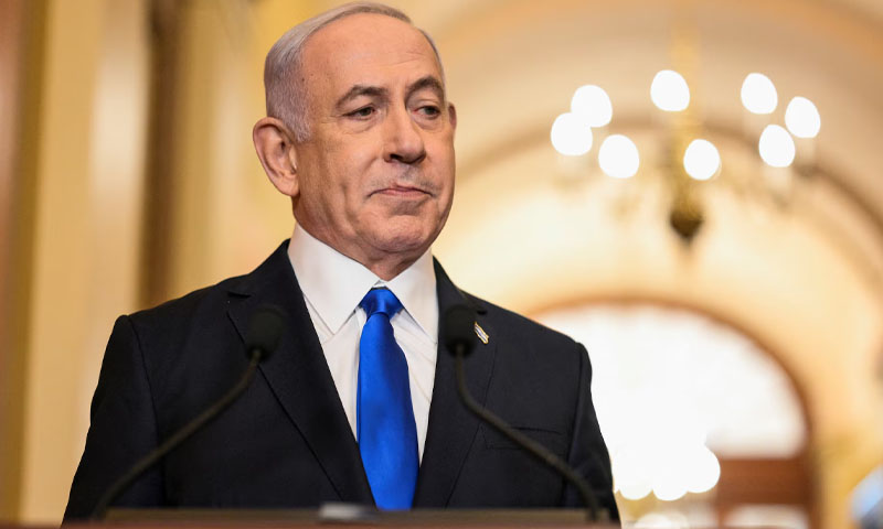 Netanyahu says Israel won't pull out of Gaza before Hamas disarms