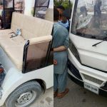 Six booked for assaulting driver, vandalising low-cost shuttle in Mansehra