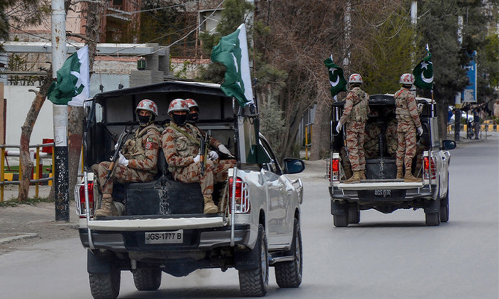 Seven terrorists killed, hideouts destroyed in Kharan operation