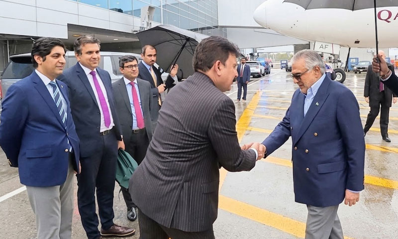 Ishaq Dar arrives in New York ahead of UN General Assembly