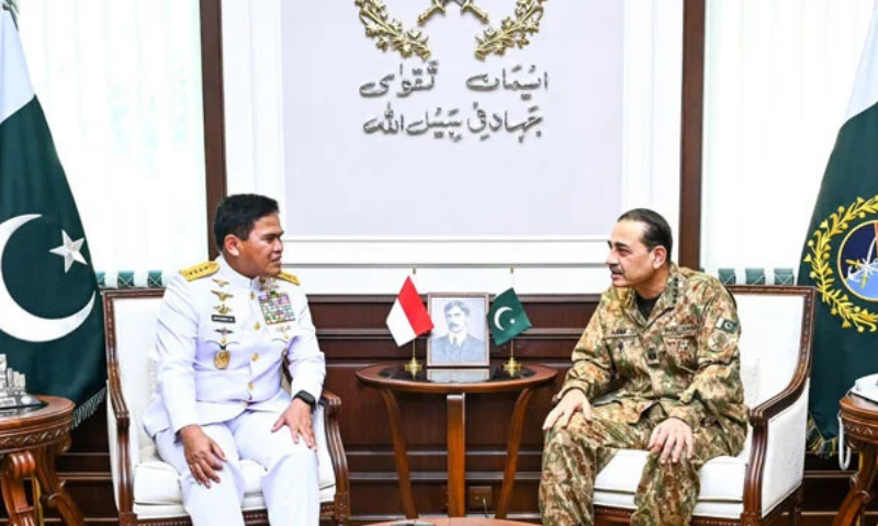 Field Marshal Munir reaffirms commitment to stronger defence ties with Indonesia