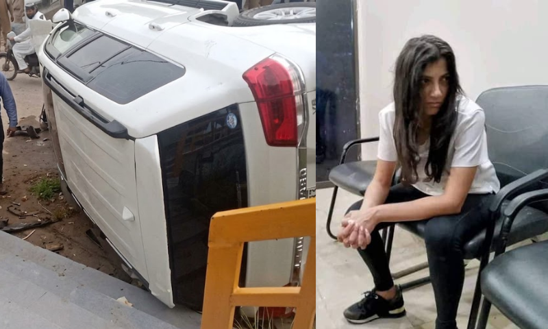 On August 19, 2024, Danish was driving her SUV at high speed along a service lane on Karsaz Road when she struck three motorcycles and another vehicle